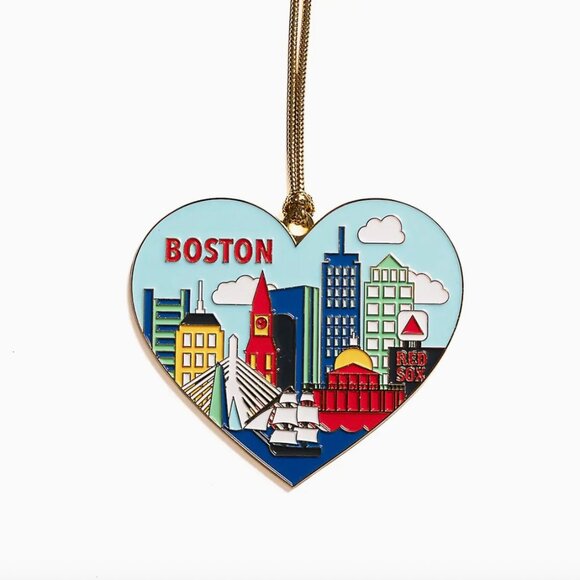 BOSTON SKYLINE CHRISTMAS ORNAMENT - Picture 1 of 1